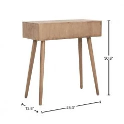 Dean 29 in. 2-Drawer Brown Wood Console Table by SAFAVIEH -Safavieh Sales Store desert brown safavieh console tables cof5701b 40 1000