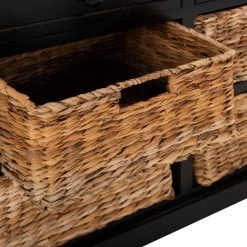 Herman 6-Drawer Black Nightstand Chest by SAFAVIEH 16 Herman 6-Drawer Black Nightstand Chest by SAFAVIEH -Safavieh Sales Store distressed black safavieh accent cabinets amh5702b 66 1000