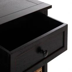 Herman 6-Drawer Black Nightstand Chest by SAFAVIEH 22 Herman 6-Drawer Black Nightstand Chest by SAFAVIEH -Safavieh Sales Store distressed black safavieh accent cabinets amh5702b 76 1000