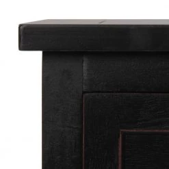 Herman 6-Drawer Black Nightstand Chest by SAFAVIEH 21 Herman 6-Drawer Black Nightstand Chest by SAFAVIEH -Safavieh Sales Store distressed black safavieh accent cabinets amh5702b fa 1000