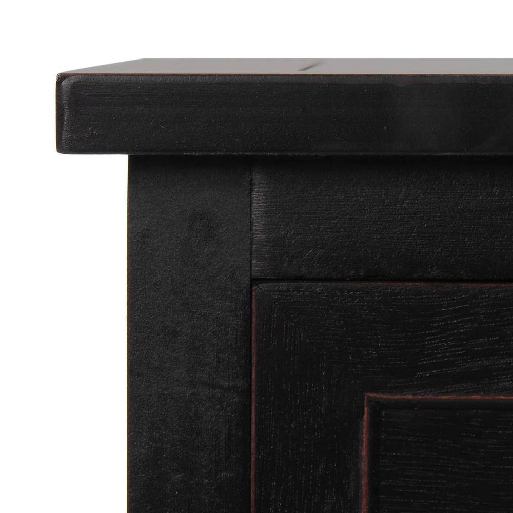Herman 6-Drawer Black Nightstand Chest by SAFAVIEH 11 Herman 6-Drawer Black Nightstand Chest by SAFAVIEH - Image 10