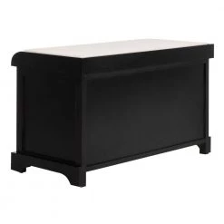 Freddy Rustic Black Storage Bench by SAFAVIEH -Safavieh Sales Store distressed black safavieh dining benches amh5736b c3 1000