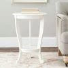 Mary Rustic White/Cream Side Table by SAFAVIEH 1 Mary Rustic White/Cream Side Table by SAFAVIEH -Safavieh Sales Store distressed cream safavieh end side tables amh5711c 64 1000