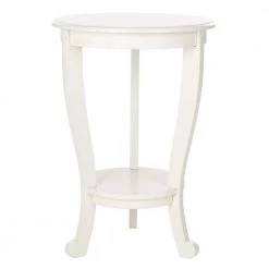 Mary Rustic White/Cream Side Table by SAFAVIEH -Safavieh Sales Store distressed cream safavieh end side tables amh5711c c3 1000