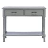Ryder 35.5 in. Rustic Gray 2-Drawer Console Table by SAFAVIEH -Safavieh Sales Store distressed gray safavieh console tables cns5719c 64 1000
