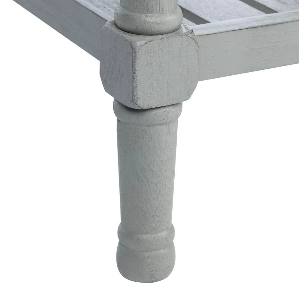 Tate 47.3 in. Rustic Gray Storage Console Table by SAFAVIEH 7 Tate 47.3 in. Rustic Gray Storage Console Table by SAFAVIEH - Image 5