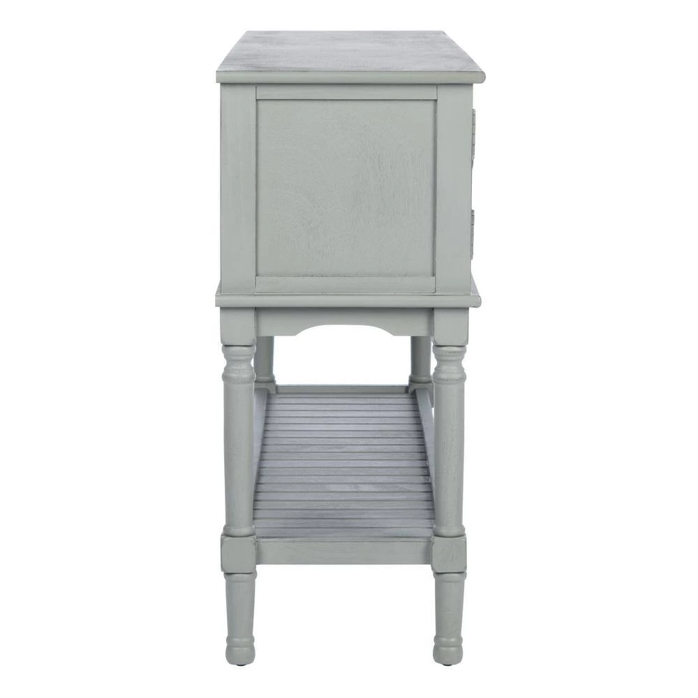 Tate 47.3 in. Rustic Gray Storage Console Table by SAFAVIEH 8 Tate 47.3 in. Rustic Gray Storage Console Table by SAFAVIEH - Image 6