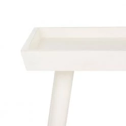 Nonie 42 in. Rustic White Wood Coffee Table by SAFAVIEH -Safavieh Sales Store distressed white safavieh coffee tables cof5700a 1f 1000