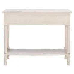 Halton 35.5 in. Rustic White 2-Drawer Console Table by SAFAVIEH 21 Halton 35.5 in. Rustic White 2-Drawer Console Table by SAFAVIEH -Safavieh Sales Store distressed white safavieh console tables cns5718a 1f 1000
