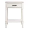 Peyton 19 in. Rustic White Rectangle Wood Storage End Table by SAFAVIEH -Safavieh Sales Store distressed white safavieh end side tables acc5704a 64 1000