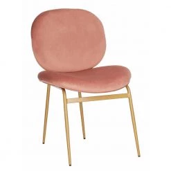 Jordana Pink/Gold Side Chair (Set of 2) by SAFAVIEH -Safavieh Sales Store dusty rose and gold safavieh accent chairs ach6200c set2 31 1000