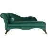 Caiden Dark Green/Black Chaise Lounge by SAFAVIEH -Safavieh Sales Store emerald black safavieh chaise lounges fox6284e 64 1000