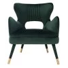 Blair Green/Gold Upholstered Accent Arm Chair by SAFAVIEH -Safavieh Sales Store forest green gold safavieh accent chairs ach4504d 64 1000