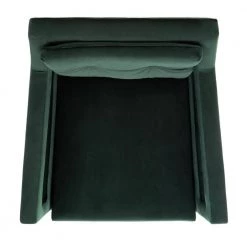 Mara Green/Gold Upholstered Accent Arm Chair by SAFAVIEH -Safavieh Sales Store forest green gold safavieh accent chairs ach4505e 44 1000