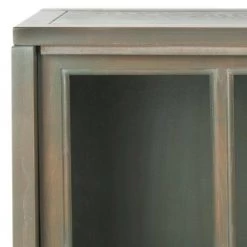 Greg 40.2 in. Gray Wood 3-shelf Bookcase by SAFAVIEH -Safavieh Sales Store french gray safavieh bookcases bookshelves amh6570c 1f 1000