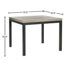 Dennis Gray Side Table by SAFAVIEH -Safavieh Sales Store french gray safavieh end side tables amh6587b 40 1000
