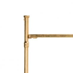 Arden 68 in. Gold/Clear Metal 6-shelf Bookcase by SAFAVIEH -Safavieh Sales Store gold clear safavieh bookcases bookshelves etg6201a 44 1000