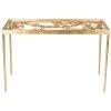 Otto 47 in. Gold/Glass Writing Desk by SAFAVIEH -Safavieh Sales Store gold clear safavieh writing desks fox2590a 64 1000