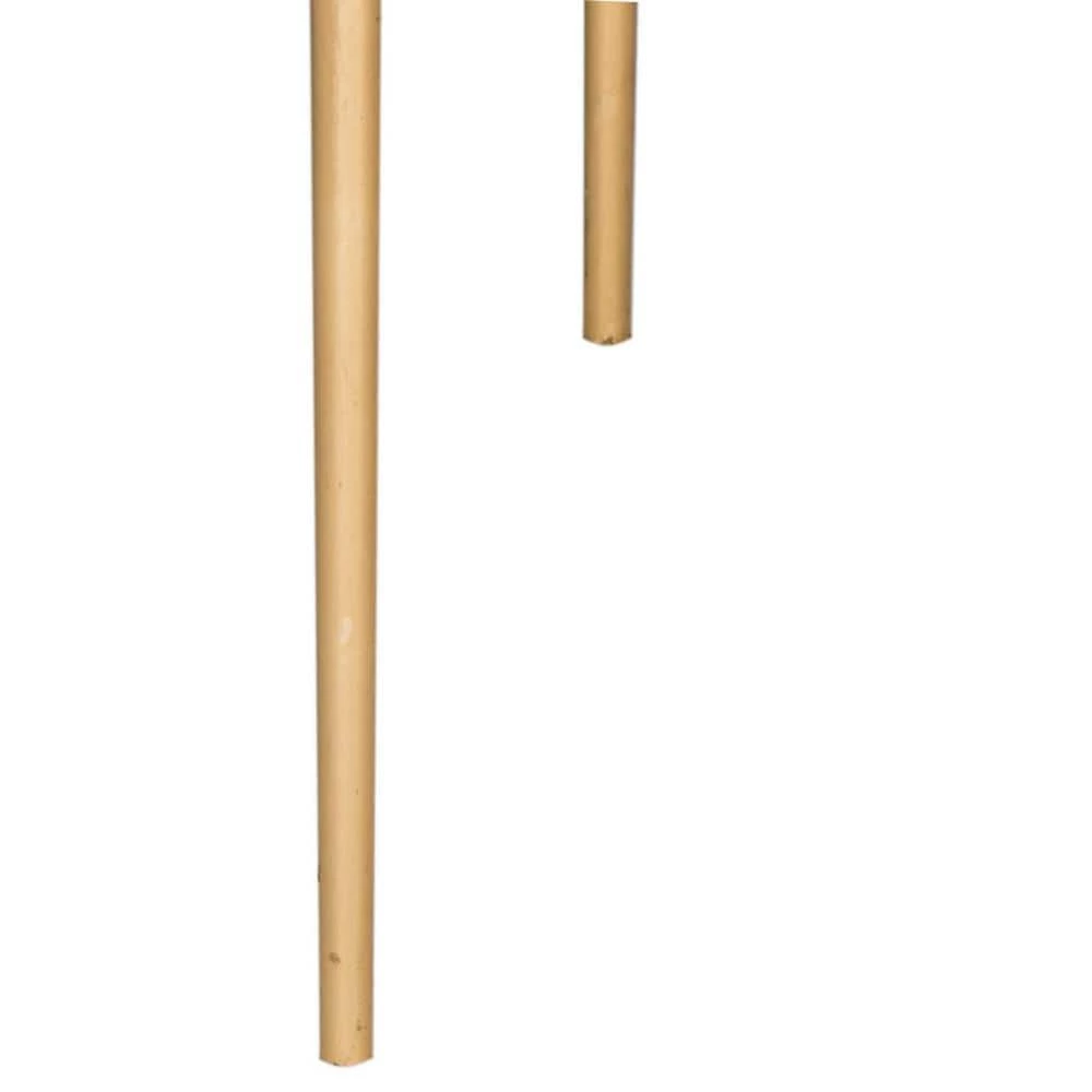 Otto 47 in. Gold/Glass Writing Desk by SAFAVIEH 6 Otto 47 in. Gold/Glass Writing Desk by SAFAVIEH - Image 4