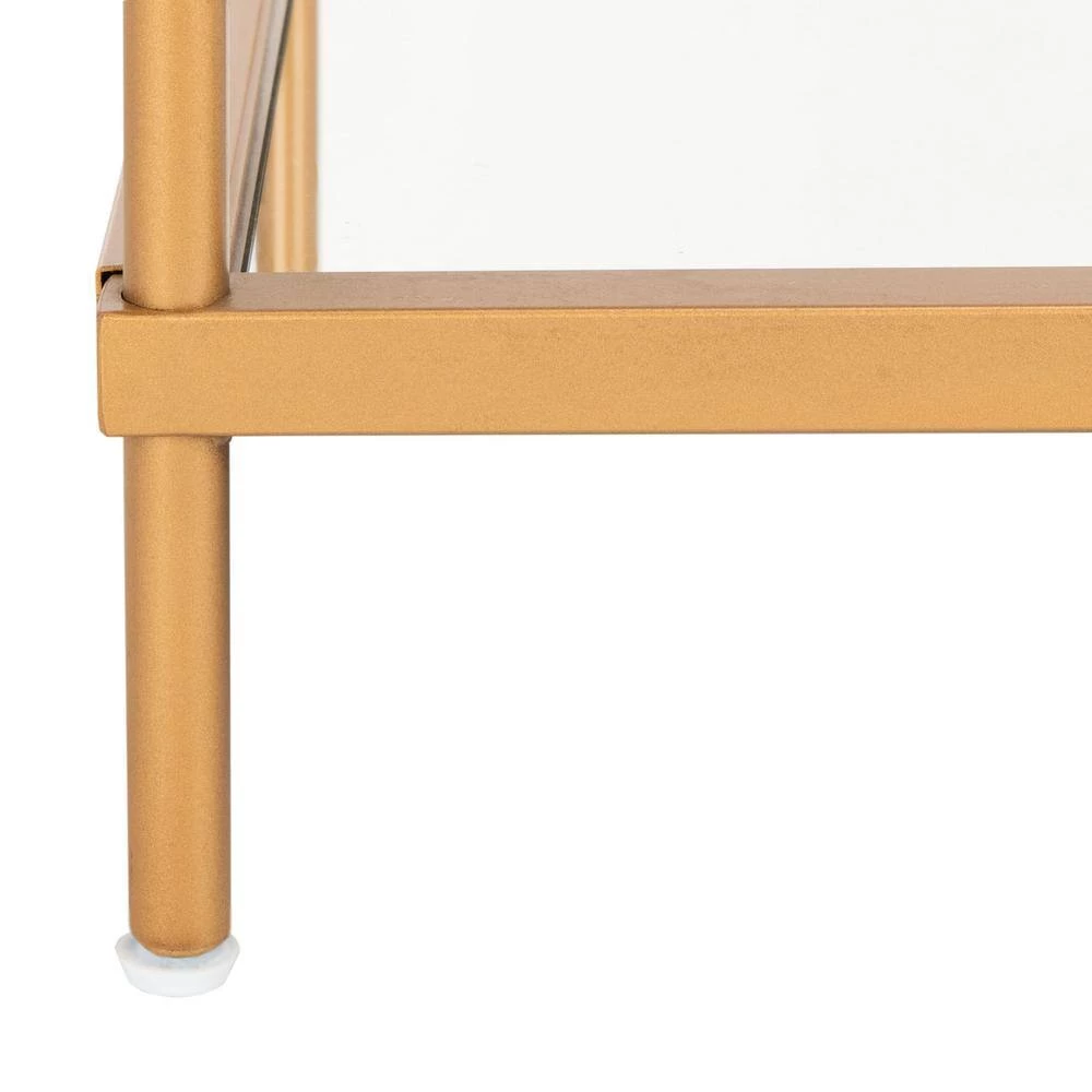 Noelia Gold/Glass End Table by SAFAVIEH 8 Noelia Gold/Glass End Table by SAFAVIEH - Image 6