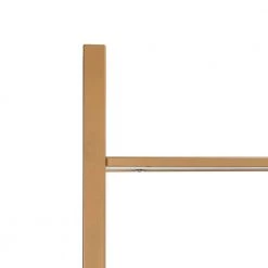 Skylar 72 in. Gold/Brown Metal 4-shelf Bookcase by SAFAVIEH -Safavieh Sales Store gold gray safavieh bookcases bookshelves etg6204a fa 1000