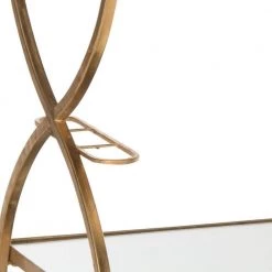 Lucretius Gold Serving Cart by SAFAVIEH -Safavieh Sales Store gold safavieh bar carts fox2556b 4f 1000