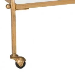 Lucretius Gold Serving Cart by SAFAVIEH -Safavieh Sales Store gold safavieh bar carts fox2556b c3 1000