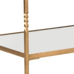 Aurelius Gold Serving Cart by SAFAVIEH -Safavieh Sales Store gold safavieh bar carts fox2557b c3 1000