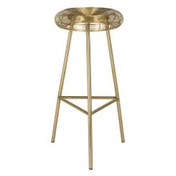 Addison 30 in. Gold Bar Stool by SAFAVIEH