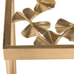 Otto 42 in. Gold/Glass Console Table by SAFAVIEH -Safavieh Sales Store gold safavieh console tables fox2593a 4f 1000