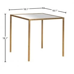 Kiley Gold End Table by SAFAVIEH -Safavieh Sales Store gold safavieh end side tables fox2525a 40 1000