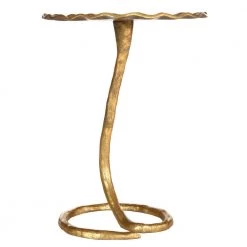 Justina Gold Side Table by SAFAVIEH -Safavieh Sales Store gold safavieh end side tables fox3245a 4f 1000