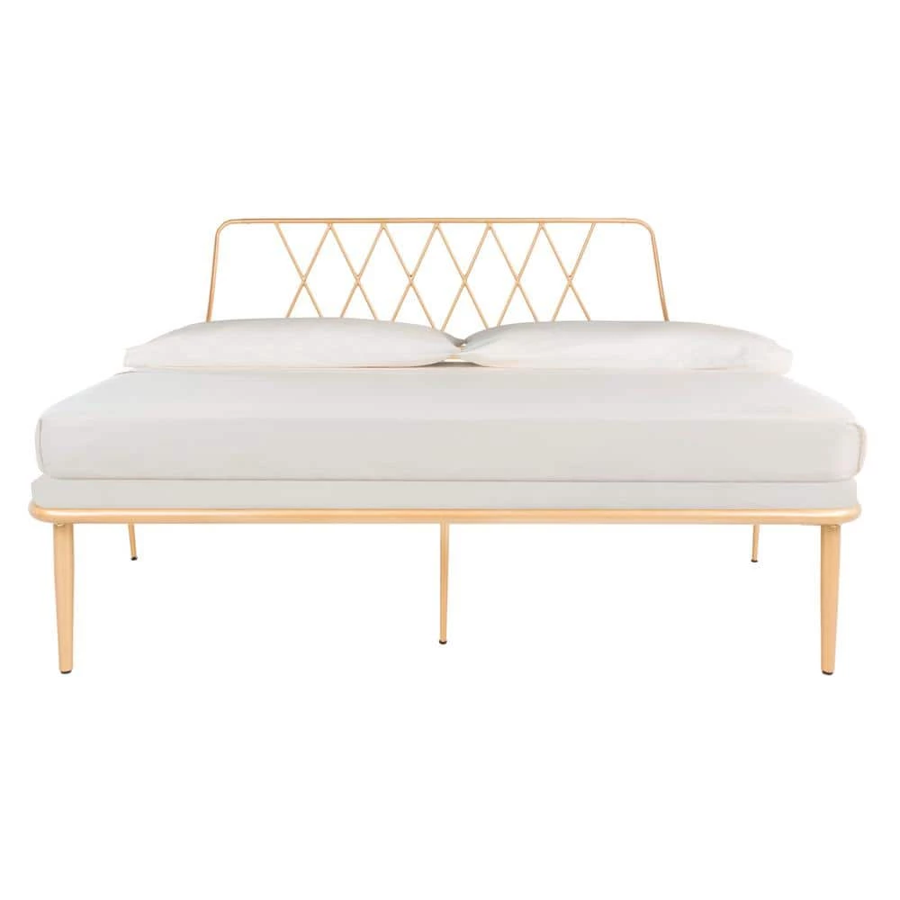 Gatsby Gold/Yellow Queen Bed by SAFAVIEH 3 Gatsby Gold/Yellow Queen Bed by SAFAVIEH