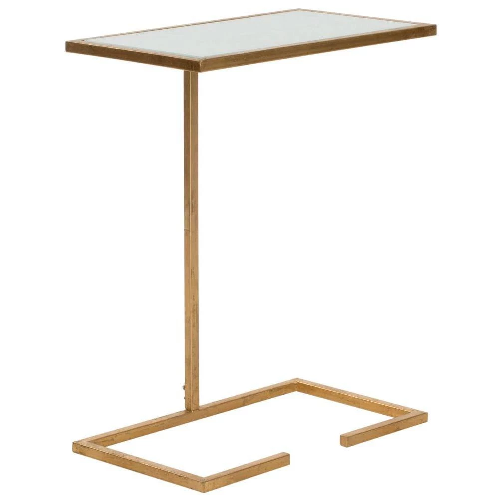 Neil Gold/White End Table by SAFAVIEH 6 Neil Gold/White End Table by SAFAVIEH - Image 4