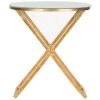 Riona Gold/White End Table by SAFAVIEH 1 Riona Gold/White End Table by SAFAVIEH -Safavieh Sales Store gold white safavieh end side tables fox2539a 64 1000