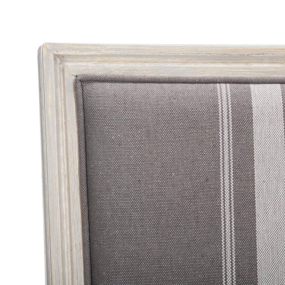 Buchanan Gray/Beige/Rustic Gray 19 in. H French Brasserie Linen Rectangular Side Chair (Set of 2) by SAFAVIEH 10 Buchanan Gray/Beige/Rustic Gray 19 in. H French Brasserie Linen Rectangular Side Chair (Set of 2) by SAFAVIEH - Image 8