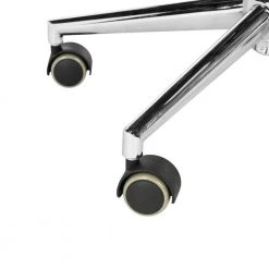 Evelynn Gray/Chrome Swivel Office Chair by SAFAVIEH -Safavieh Sales Store gray chrome safavieh task chairs och4502a 4f 1000