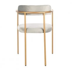 Camille Gray/Gold Accent Chair (Set of 2) by SAFAVIEH -Safavieh Sales Store gray gold safavieh accent chairs ach6201a set2 4f 1000