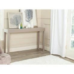 Kayson 52 in. Gray Wood Console Table by SAFAVIEH