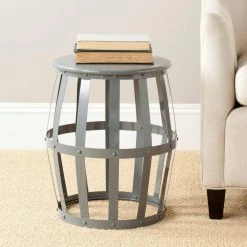 Rinaldo Gray End Table by SAFAVIEH 9 Rinaldo Gray End Table by SAFAVIEH -Safavieh Sales Store gray safavieh end side tables fox3201a 31 1000