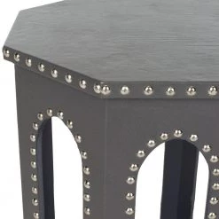 Nara Gray End Table by SAFAVIEH 11 Nara Gray End Table by SAFAVIEH -Safavieh Sales Store gray safavieh end side tables fox9501a 4f 1000