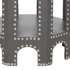 Nara Gray End Table by SAFAVIEH 10 Nara Gray End Table by SAFAVIEH -Safavieh Sales Store gray safavieh end side tables fox9501a c3 1000