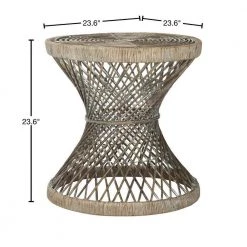 Grimson Gray/Off-White End Table by SAFAVIEH -Safavieh Sales Store gray white wash safavieh end side tables wik6506b 40 1000