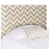 Ziggy Gray/White Twin Upholstered Headboard by SAFAVIEH 2 Ziggy Gray/White Twin Upholstered Headboard by SAFAVIEH -Safavieh Sales Store gray white zig zag safavieh headboards mcr4038b 64 1000