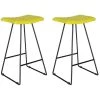 Akito 30 in. Green Cushioned Bar Stool (Set of 2) by SAFAVIEH 1 Akito 30 in. Green Cushioned Bar Stool (Set of 2) by SAFAVIEH -Safavieh Sales Store green black safavieh bar stools fox2010e set2 64 1000