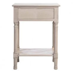 Peyton 19 in. Beige Rectangle Wood Storage End Table by SAFAVIEH -Safavieh Sales Store greige safavieh end side tables acc5704d 1f 1000