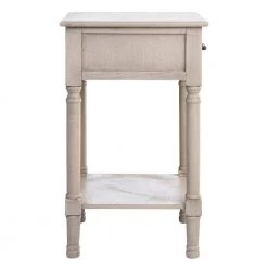 Peyton 19 in. Beige Rectangle Wood Storage End Table by SAFAVIEH -Safavieh Sales Store greige safavieh end side tables acc5704d c3 1000