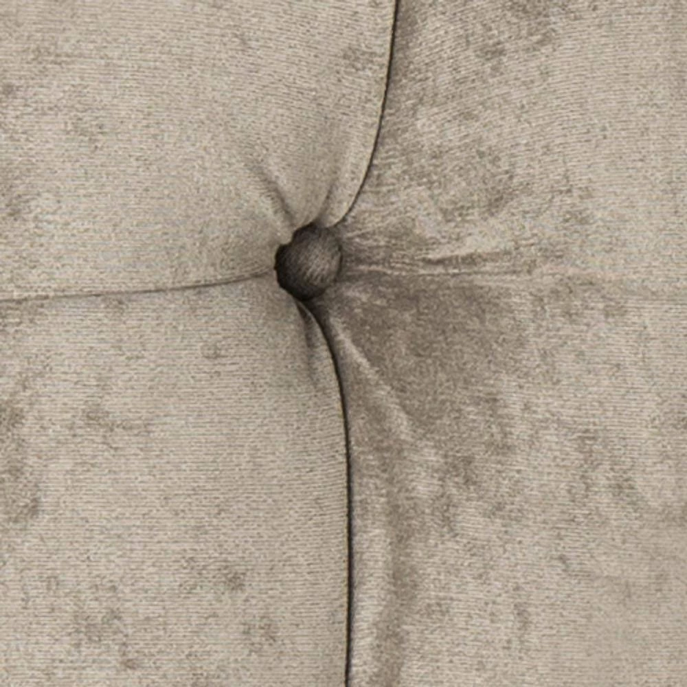 Lamar Gray/Beige King Upholstered Headboard by SAFAVIEH 5 Lamar Gray/Beige King Upholstered Headboard by SAFAVIEH - Image 3