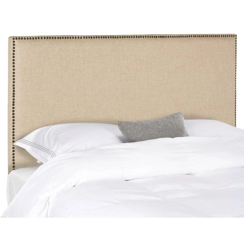 Sydney Off-White Upholstered Headboard by SAFAVIEH 3 Sydney Off-White Upholstered Headboard by SAFAVIEH