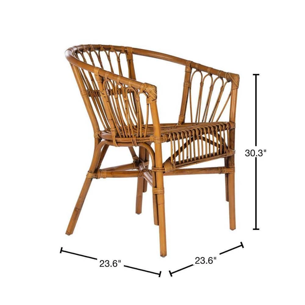 Adriana Brown Wash Arm Chair by SAFAVIEH 5 Adriana Brown Wash Arm Chair by SAFAVIEH - Image 3